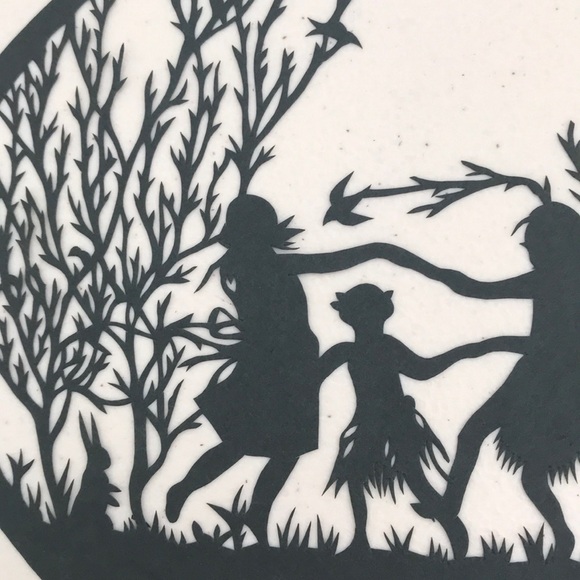 🔥ON SALE🔥Dancing 💖 Handmade PaperCut Silhouette Scherenschn… - Picture 3 of 6